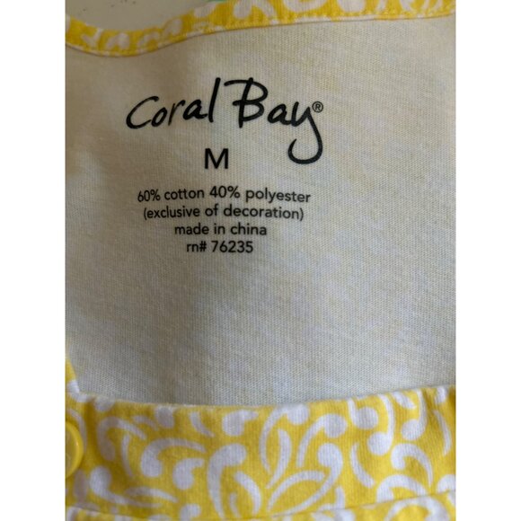 Coral Bay Tops, Bundle Of 3, Floral Print, Size Medium - Picture 11 of 12